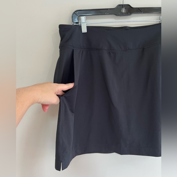 NIKE NWT Golf Dri-Fit Performance Golf Skort in Black, size XL - Picture 3 of 11